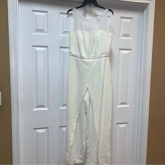 NWT smooth & substantial knit,wide-leg jumpsuit for an excellent price! - Picture 3 of 3